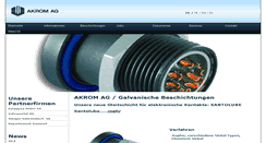 Desktop Screenshot of akrom.ch
